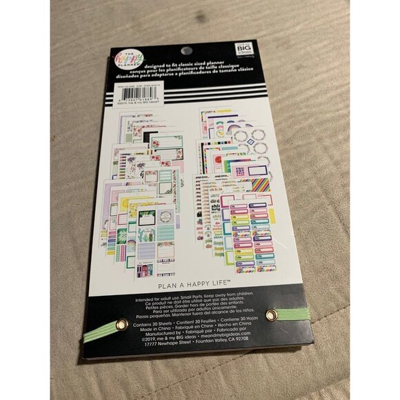 Erin Condren The Happy Planner Sticker Book horizontal layout 464 pieces 97% com - Picture 2 of 6